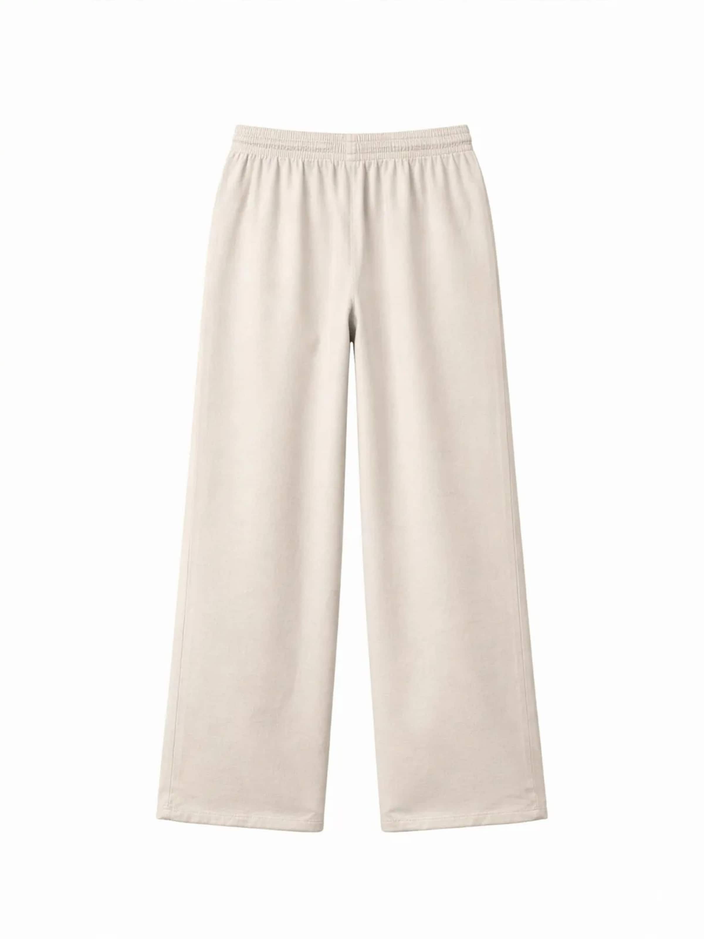 Wide Leg Pantalon MixRay en beige