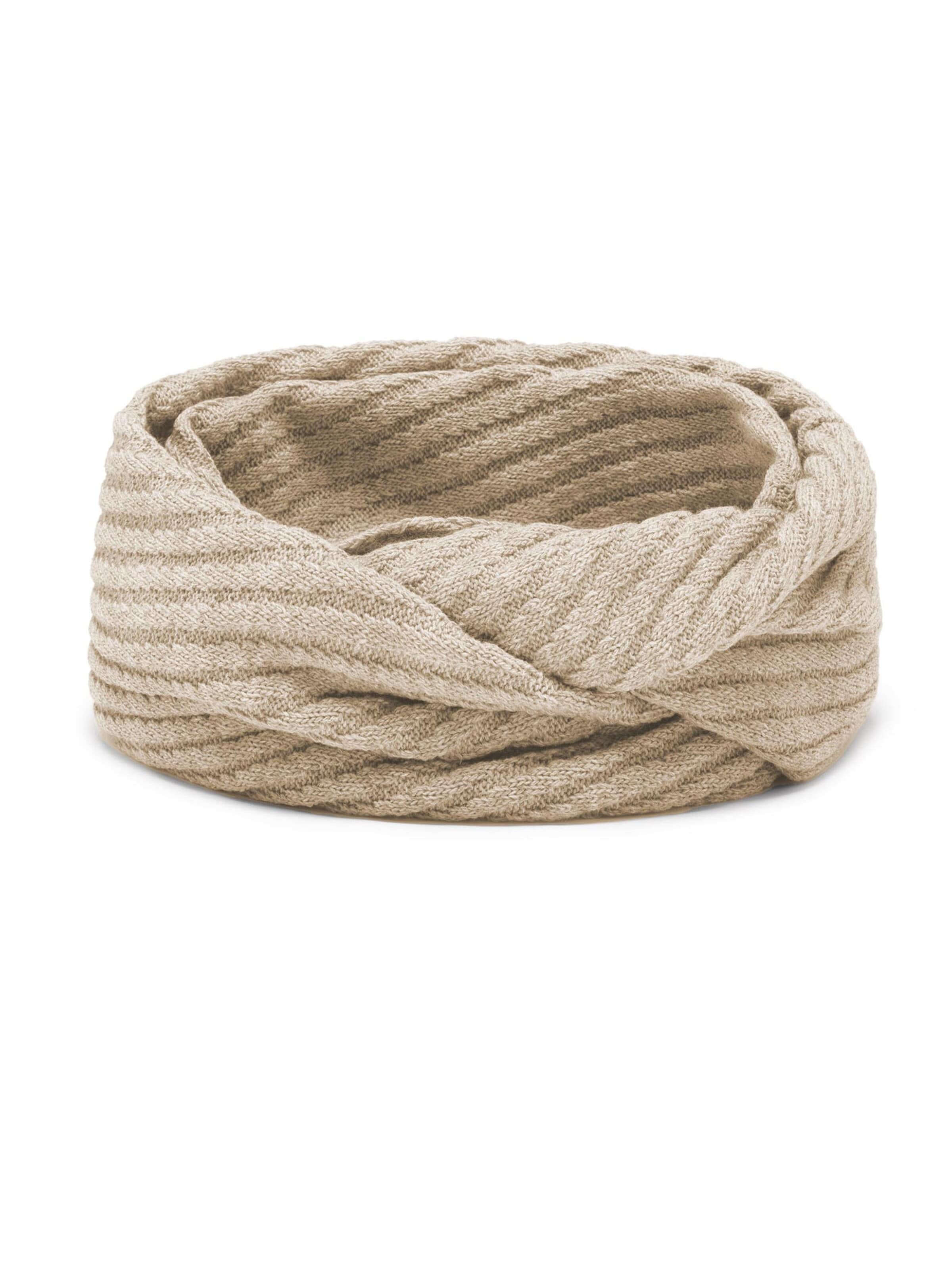 Vivisence Schlauchschal '7017S'‌‌‌‌ in Beige: Vorderseite