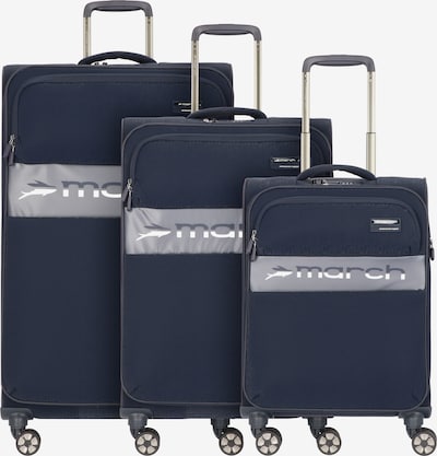 March15 Trading Kofferset 'Mosaic' in blau / grau / weiß, Produktansicht