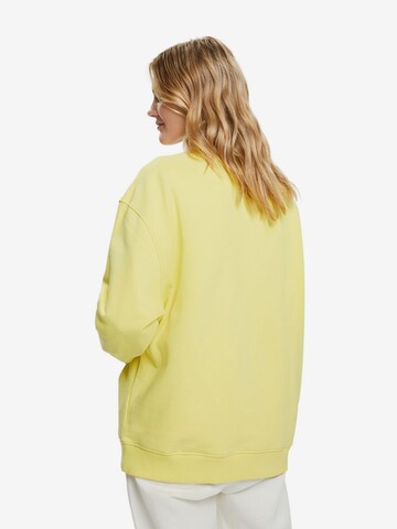 Sweat-shirt ESPRIT en jaune