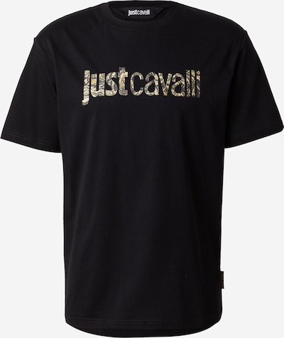 Marškinėliai iš Just Cavalli, spalva – gelsvai pilka spalva / rusvai žalia / juoda / margai juoda, Prekių apžvalga