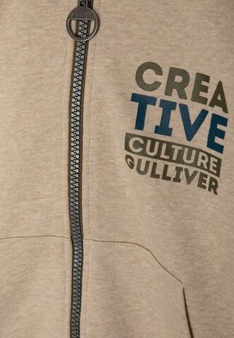 Gulliver Zip-Up Hoodie in Beige