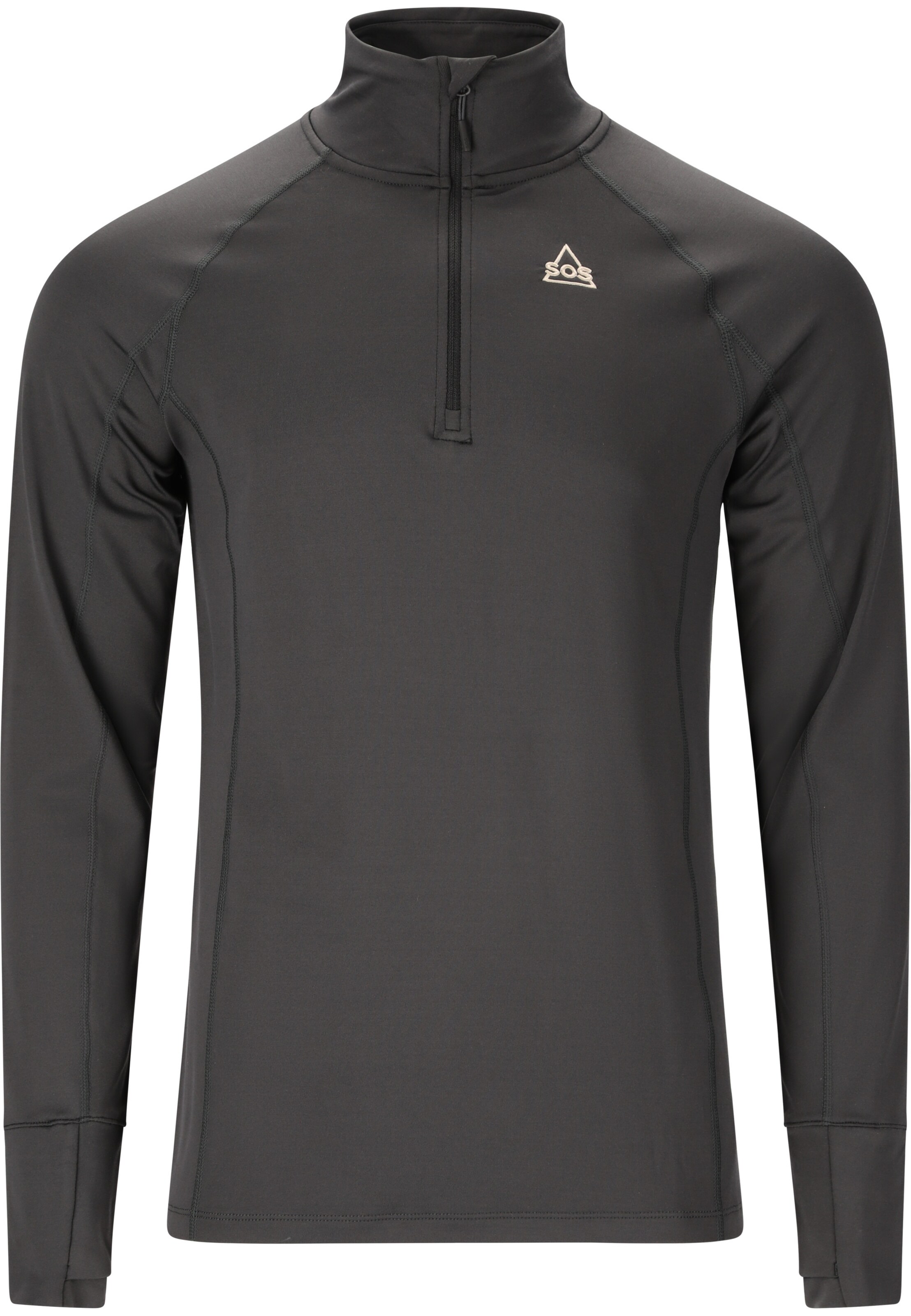 SOS Sporttrui &#x27;Jasna&#x27; in de kleur Donkergrijs, Productweergave