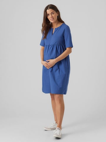 MAMALICIOUS Kleid 'Carolina Lia' in Blau