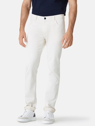 Boggi Milano Slimfit Jeans in Weiß: Vorderseite