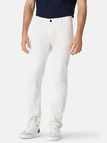 Boggi Milano Slim fit Jeans in White: front