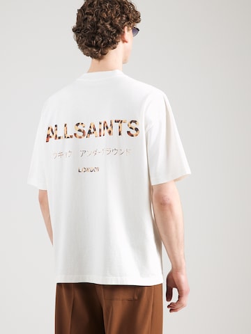 T-Shirt 'Underground' AllSaints en blanc : devant