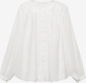 MANGO Blouse 'OLIVIA' in Wit: voorkant