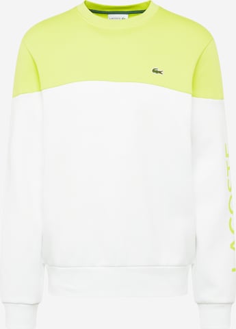 LACOSTE Sweatshirt in Wit: voorkant