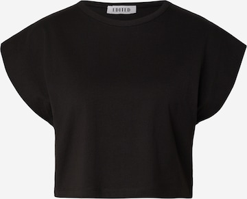 Tricou 'Xophia' de la EDITED pe negru: față