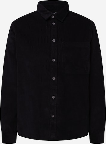 !Solid Regular fit Button Up Shirt 'Dahy' in Black: front