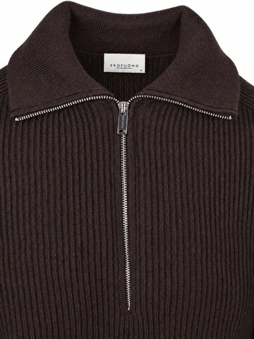 Profuomo Shirt in Bruin