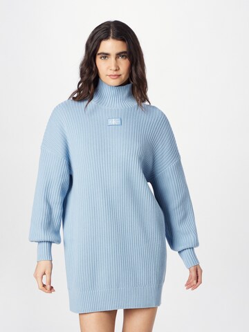 Calvin Klein Jeans Knitted dress in Blue: front