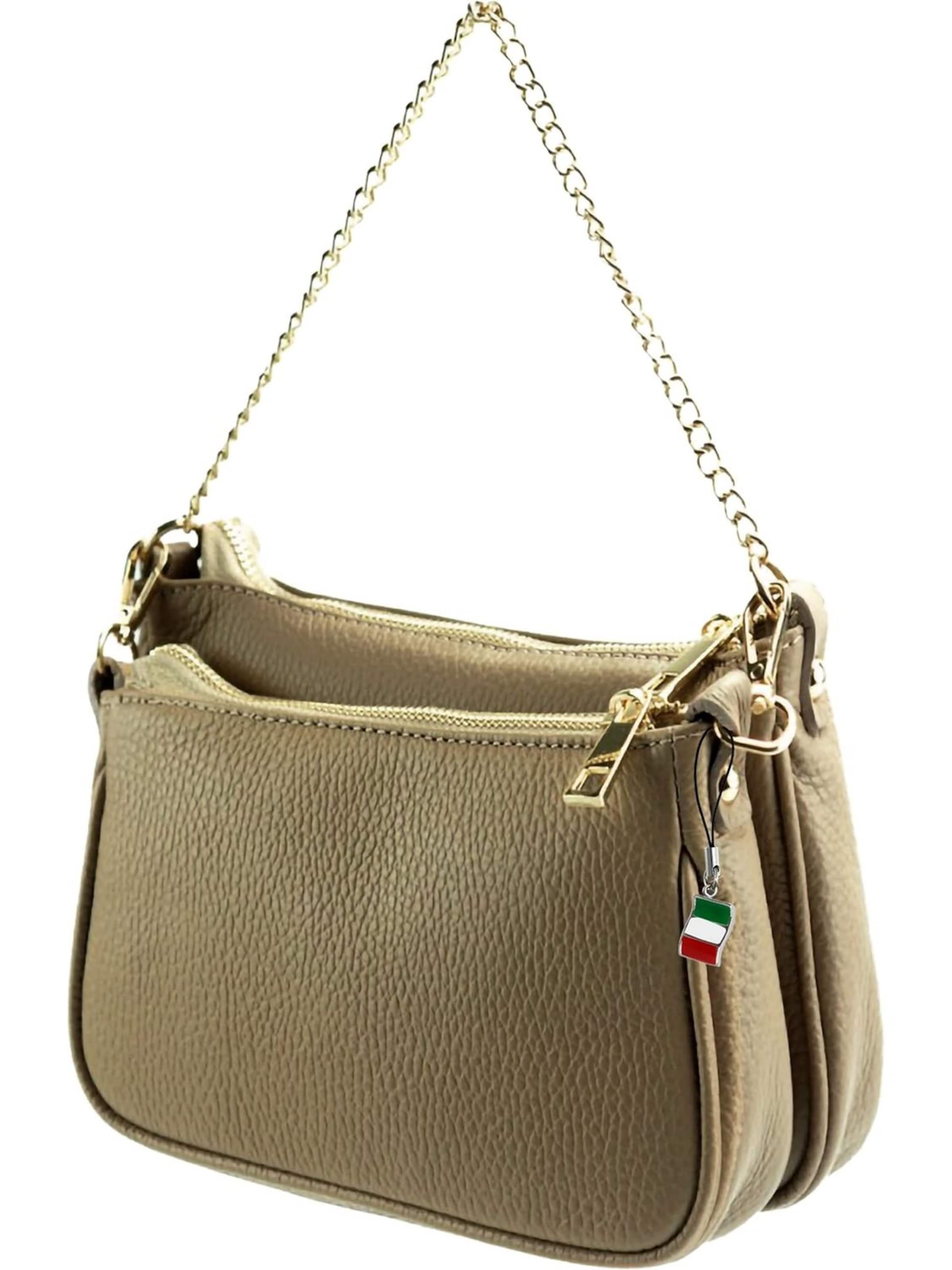 Florence Schultertasche‌‌ in Beige: Vorderseite