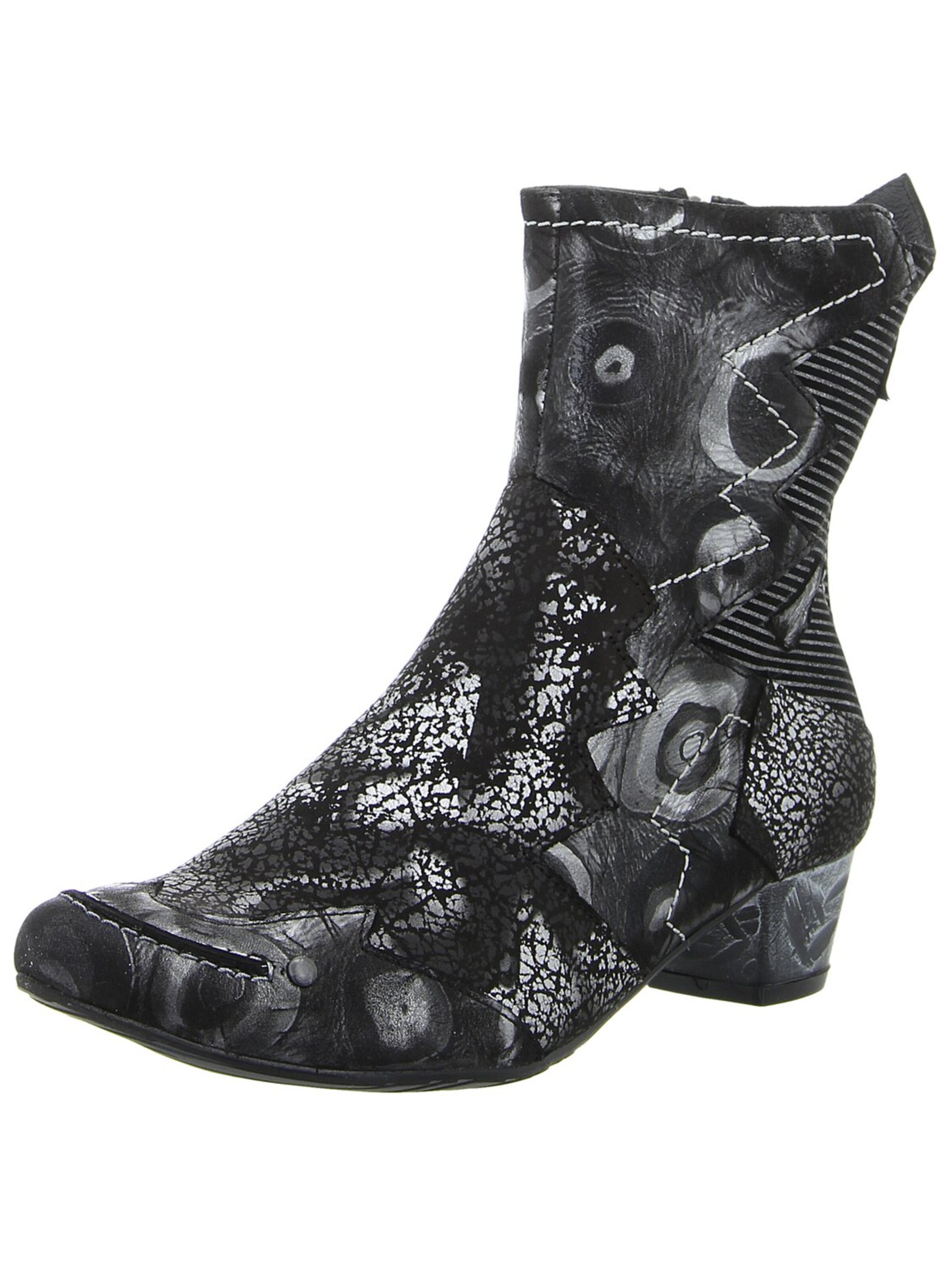 Maciejka Stiefelette 'Damen Stiefelette 07031-01/00-8 Echt Leder in grau' in Grau: Vorderseite