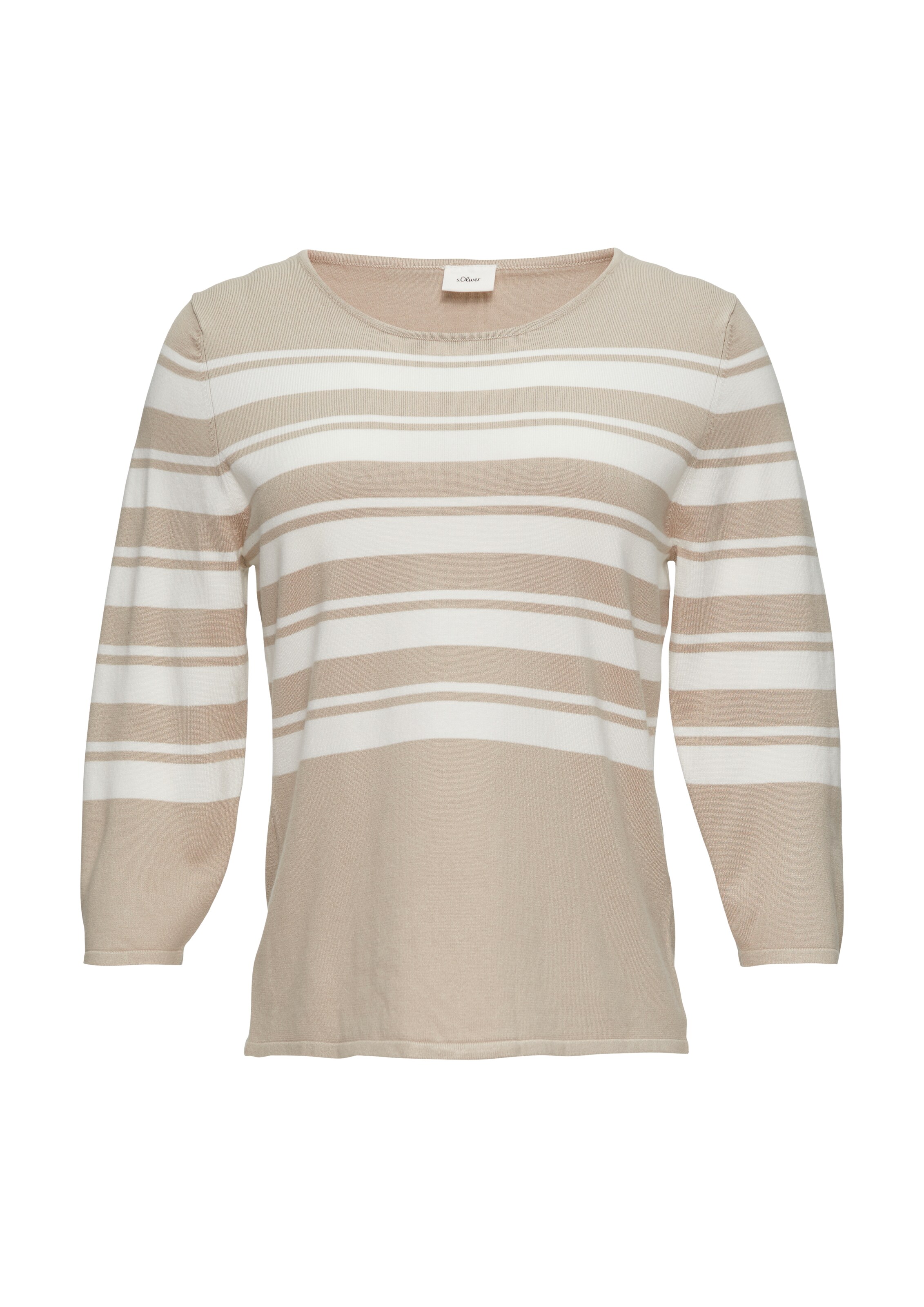s.Oliver BLACK LABEL Pullover in Beige: Vorderseite