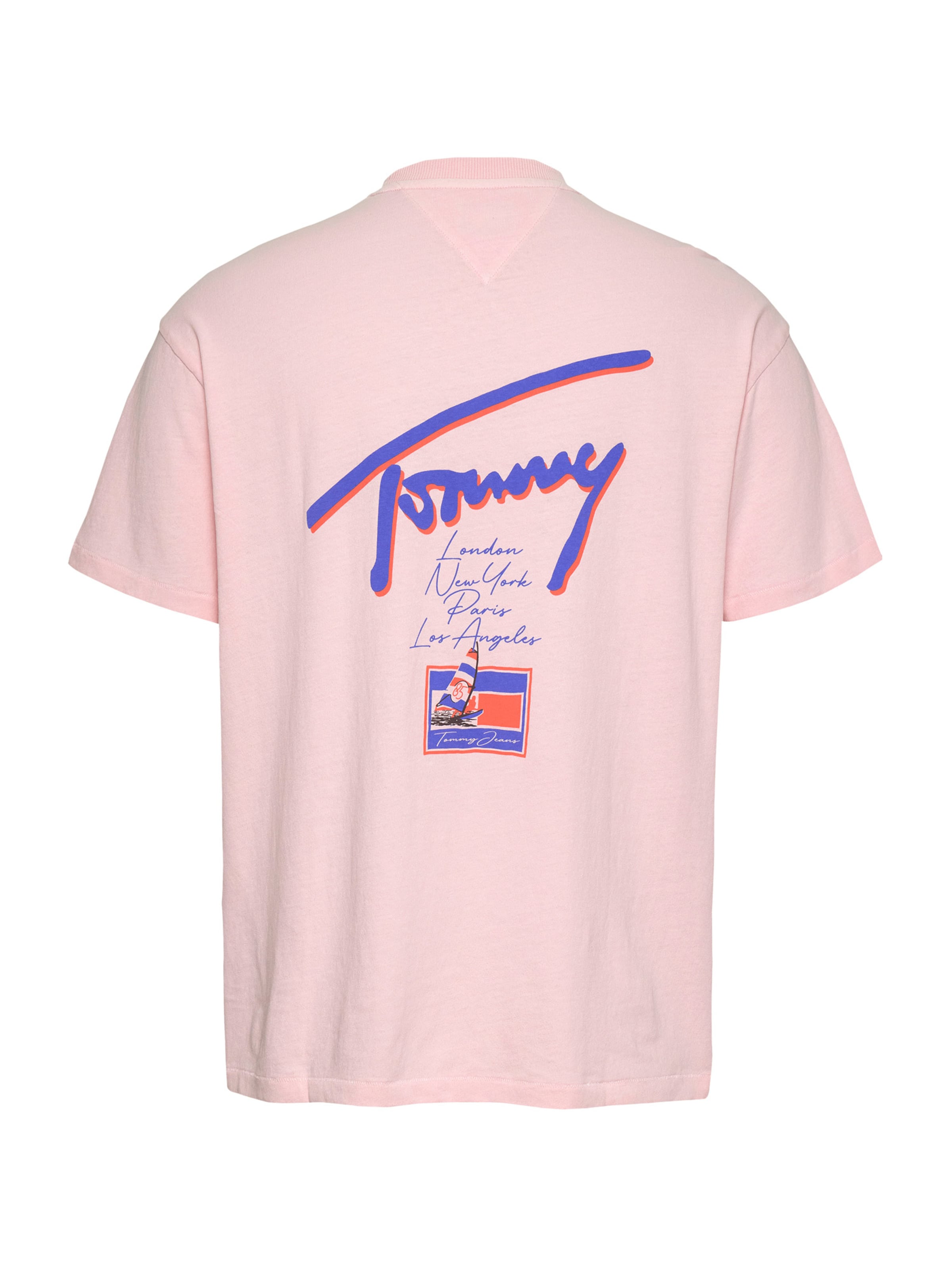 Tommy Jeans Μπλουζάκι σε ροζ