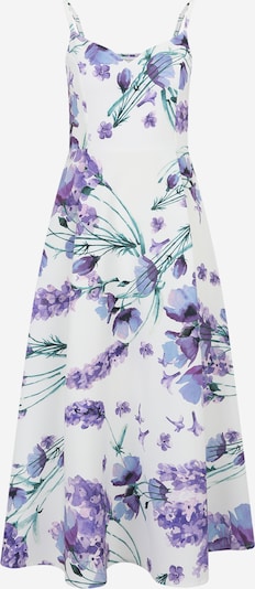 Guido Maria Kretschmer Women Kokteiļkleita 'Carola', krāsa - baložzils / tumši zaļš / lavandas / balts, Preces skats