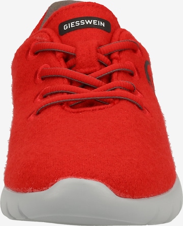 Baskets basses GIESSWEIN en rouge