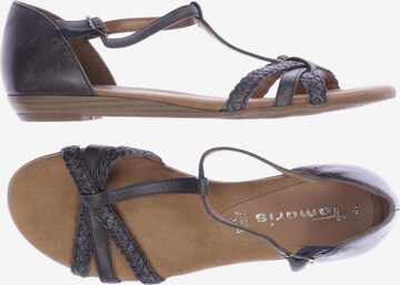 TAMARIS Sandals & High-Heeled Sandals in 38 in Grey: front