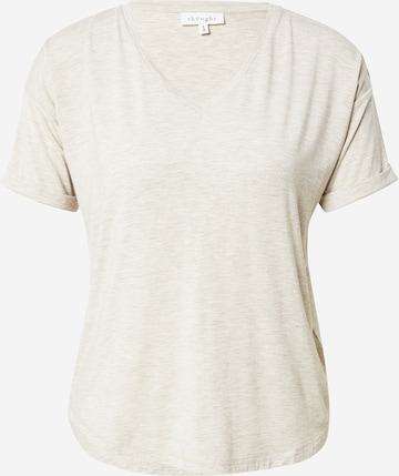 Thought Shirt 'Eliza' in Beige: voorkant