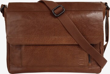 Spikes & Sparrow Messenger in Brown: front