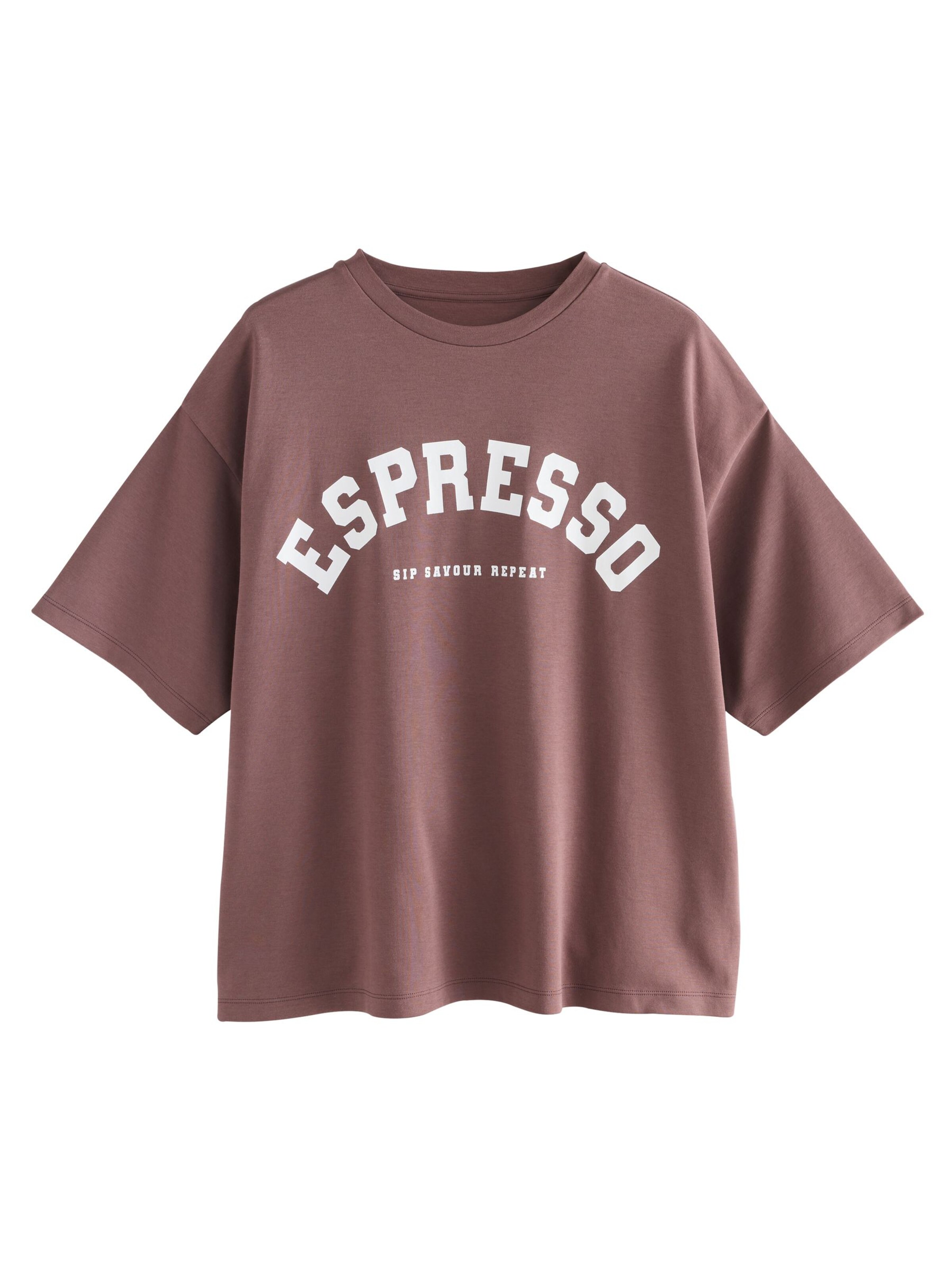 Next Pyžamo – hnědá: přední strana