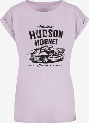 ABSOLUTE CULT T-Shirt 'Cars - Hudson Hornet' in Lila: predná strana