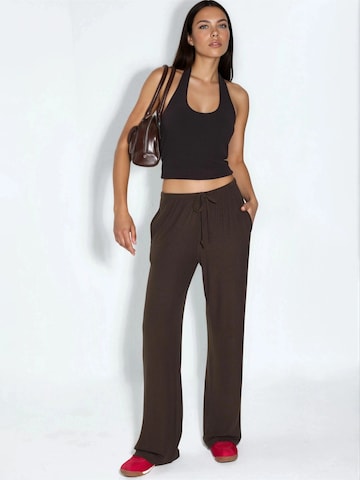 Busem Wide Leg Hose in Braun