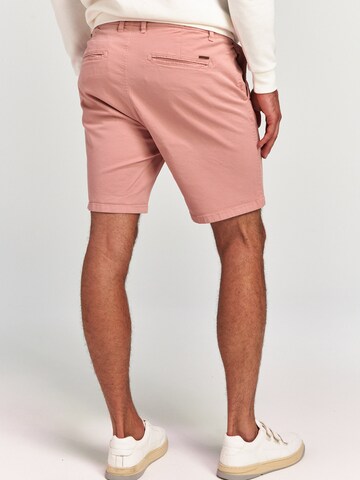 Regular Pantalon chino 'Jack' Shiwi en rose