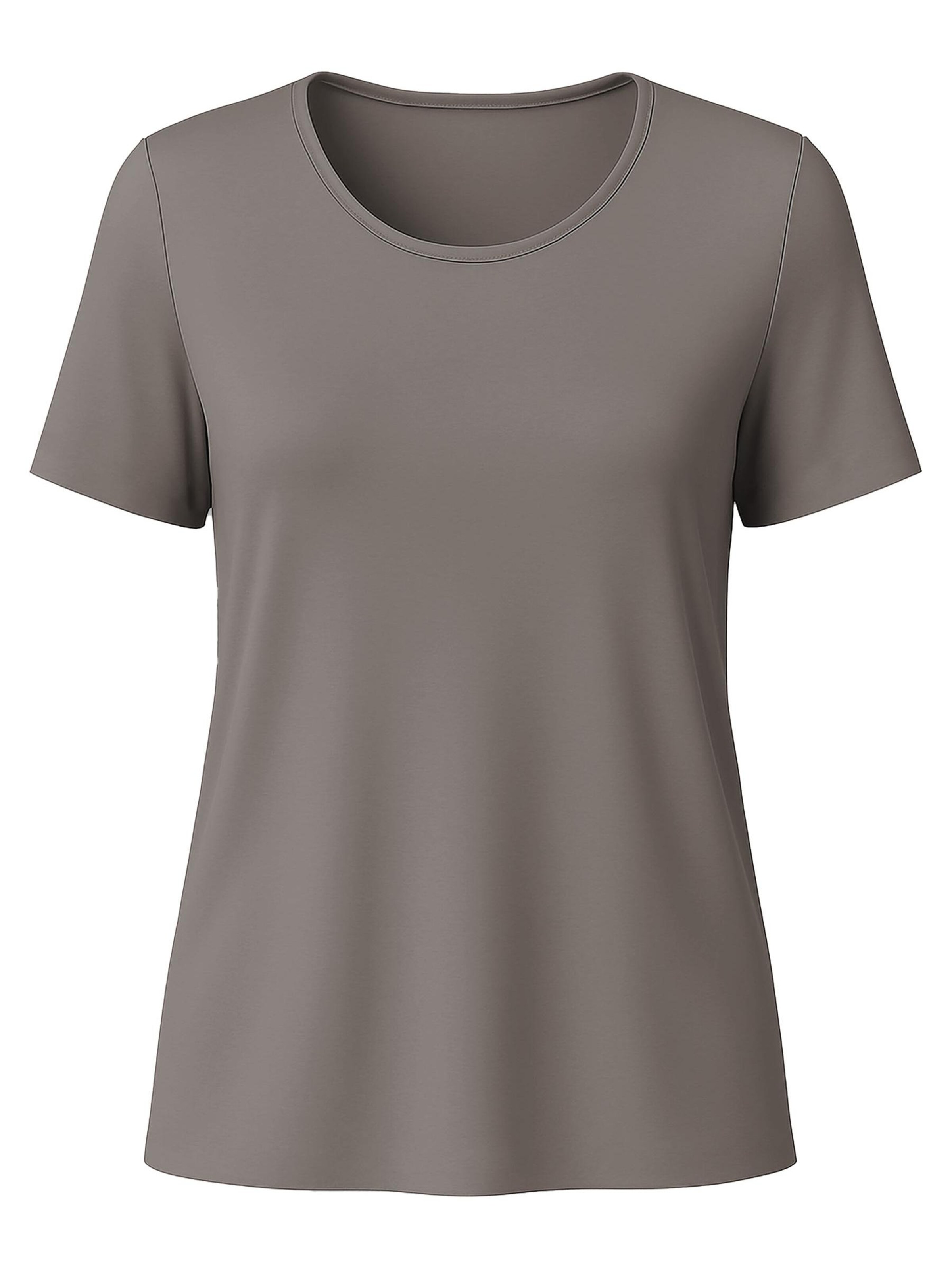 Vivisence Schlafshirt '2201'‌‌‌‌ in Grau: Vorderseite