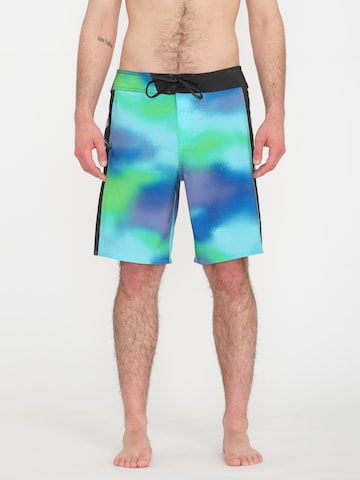 Volcom Swimming Trunks 'LIDO ICONIC MOD 19' in Green: front
