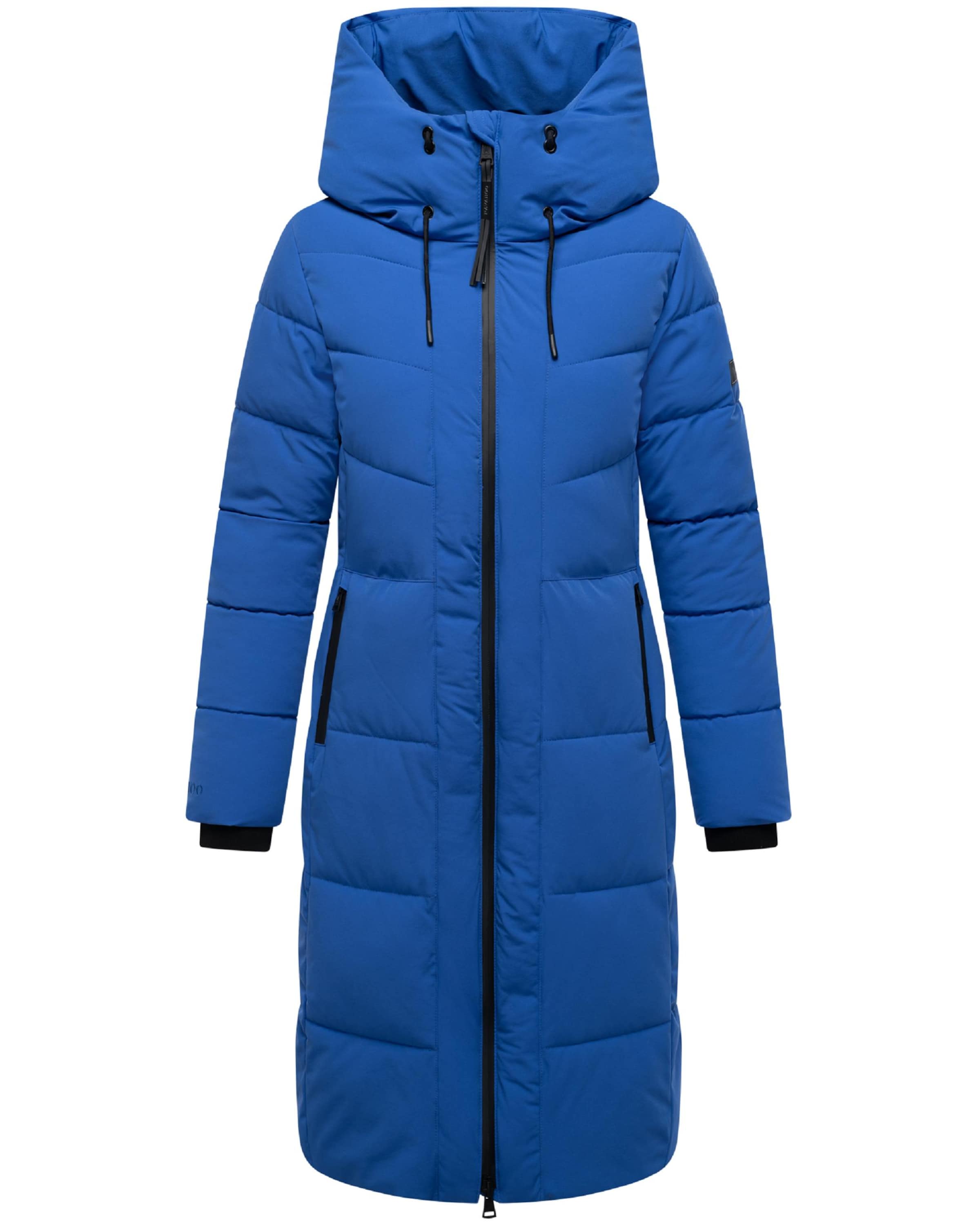 NAVAHOO Winter coat 'Schokokuss XIV' in Blue: front