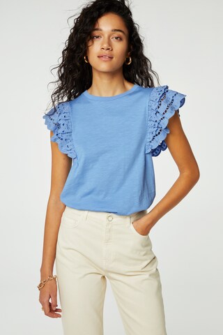 Fabienne Chapot Shirt in Blauw: voorkant