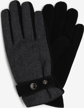 Andrew James Full Finger Gloves ' ' in Grey: front