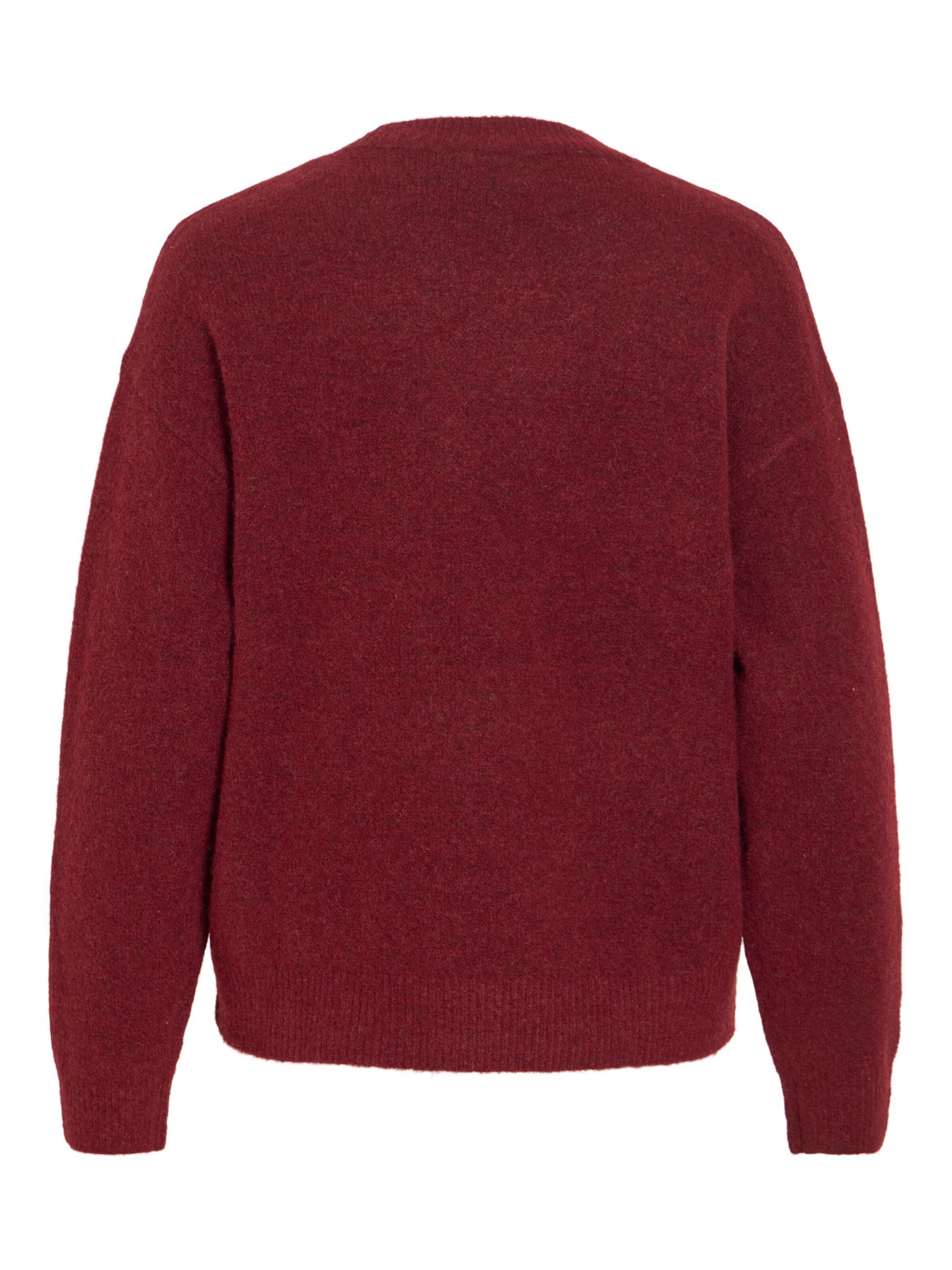 VILA Sweater 'VILuna' in Red