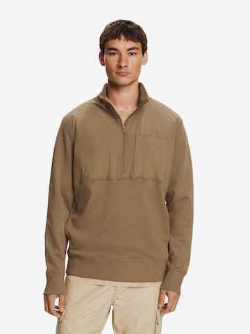 ESPRIT Sweatshirt in Brown: front