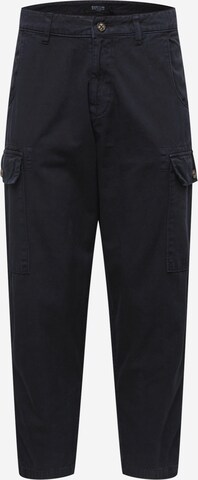 BURTON MENSWEAR LONDON Loosefit Cargobroek in Blauw: voorkant