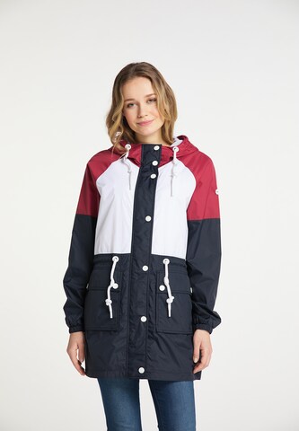 DreiMaster Maritim Between-Seasons Parka in Blue: front