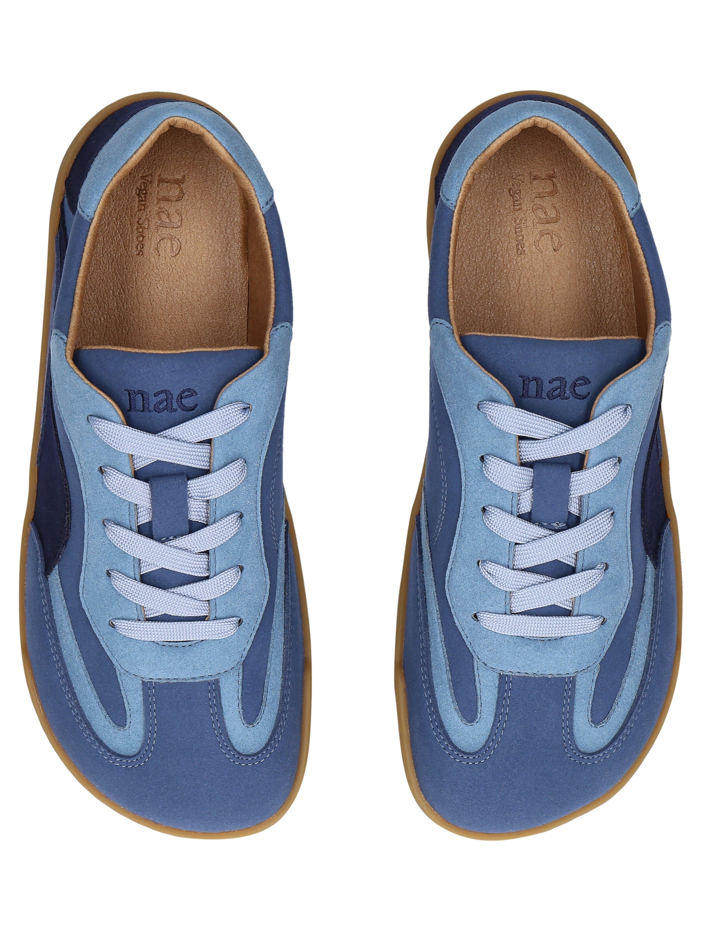 nae Vegan Shoes Tenisky 'AYA BAREFOOT' – modrá