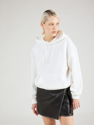 GUESS Athletic Sweatshirt 'BRENDA' in White: front