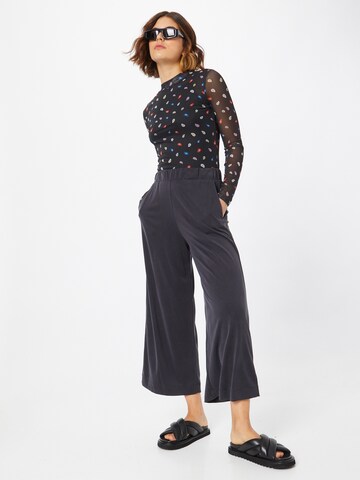 Monki Wide leg Παντελόνι σε μαύρο