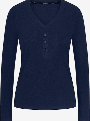 TRIUMPH Longsleeve ' Red Label Mix & Match ' in Blau: Vorderseite