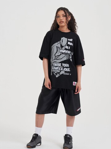 AND1 T-Shirt in Schwarz