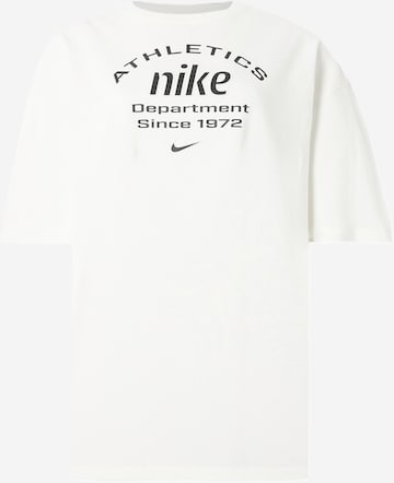 Nike Sportswear Oversized paita 'NSW X TRNG' värissä valkoinen: etupuoli
