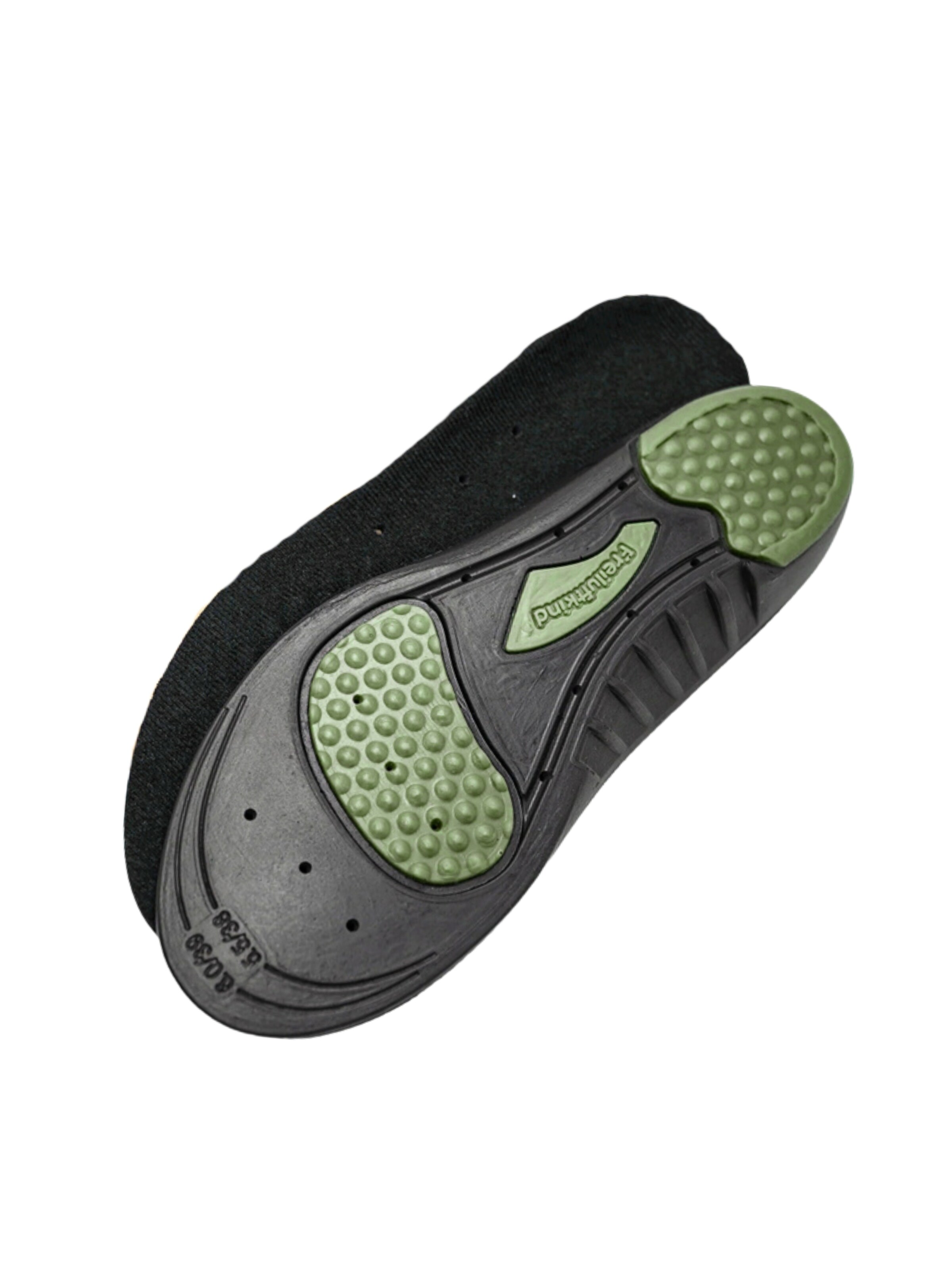 Freiluftkind Shoe Accessories 'ErgoFlex-Einlegesohlen - Sohlenhöhe: 4-12mm' in Black