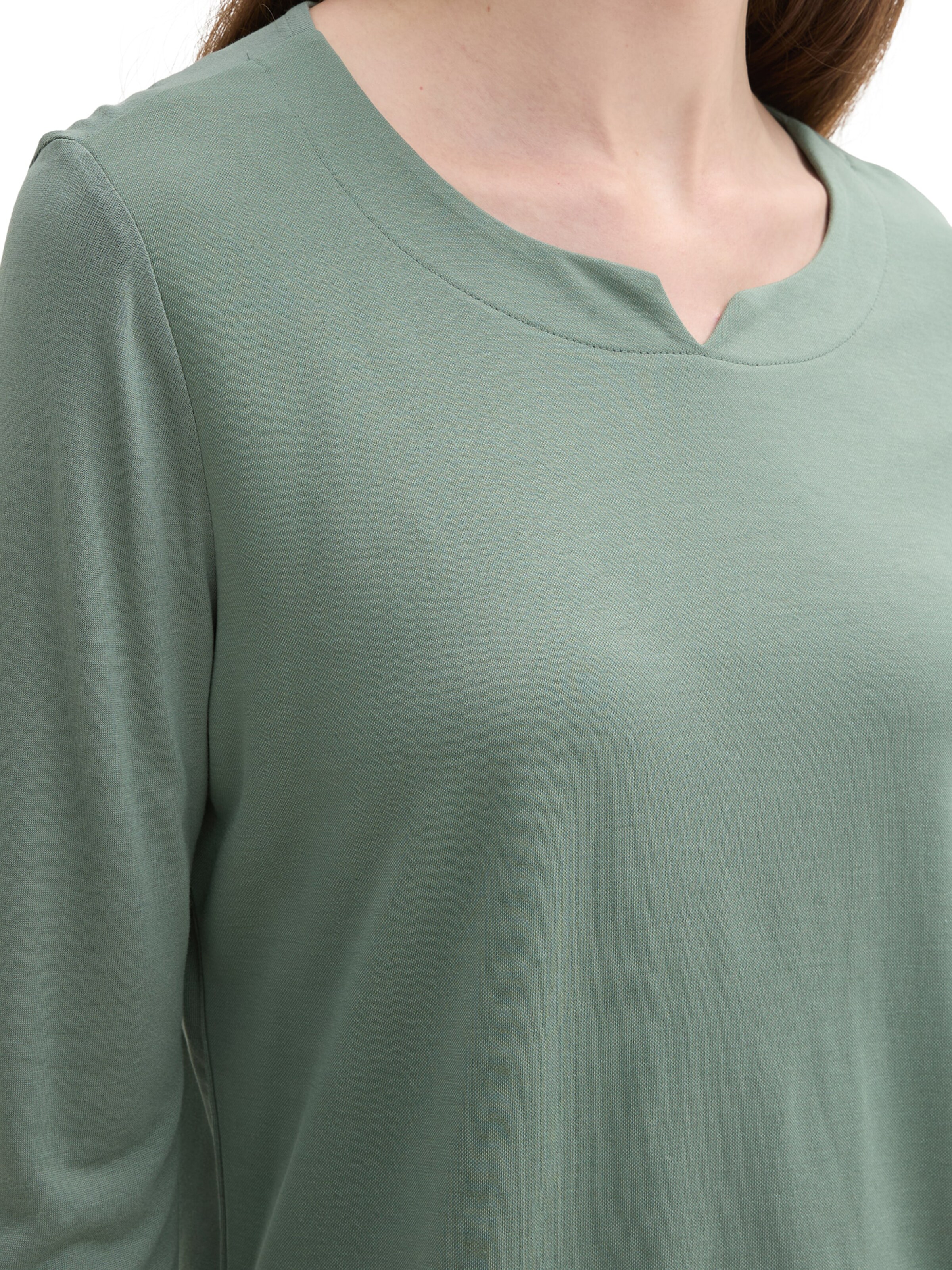 TOM TAILOR Shirt in Grün