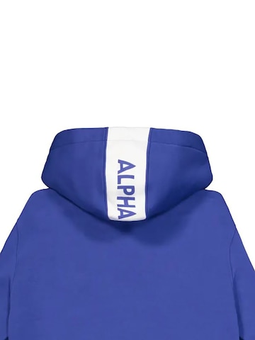 ALPHA INDUSTRIES Sweatshirt 'Red Stripe'‌‌‌‌‌‌‌ in Blau