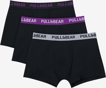 Pull&Bear Boxer shorts in Black: front
