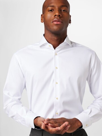 ETERNA Regular fit Poslovna srajca | bela barva
